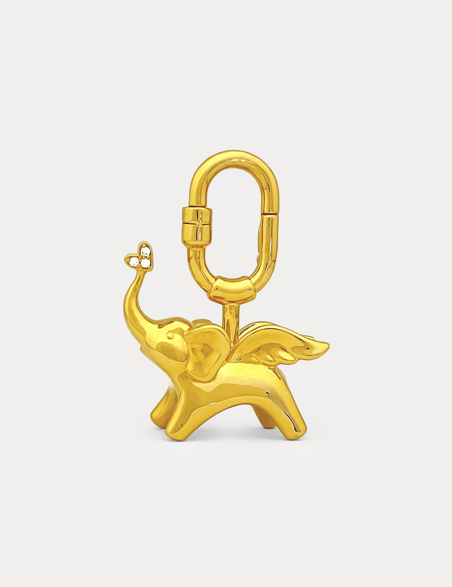 Gold Elephant Breeze Bag Charm