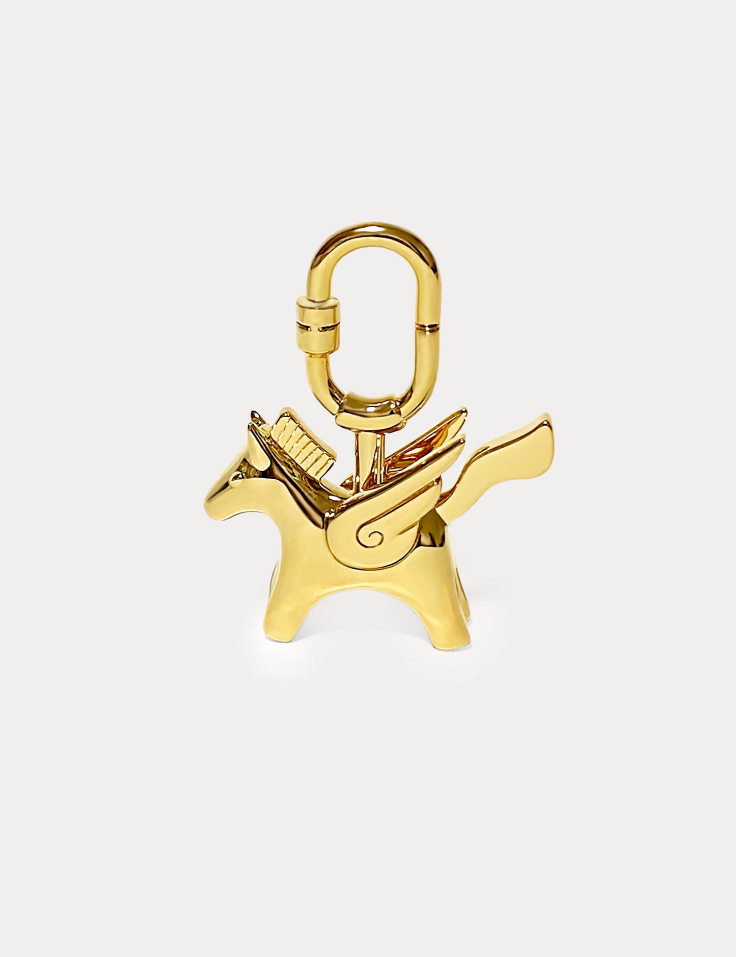 Gold Pegase Bag Charm