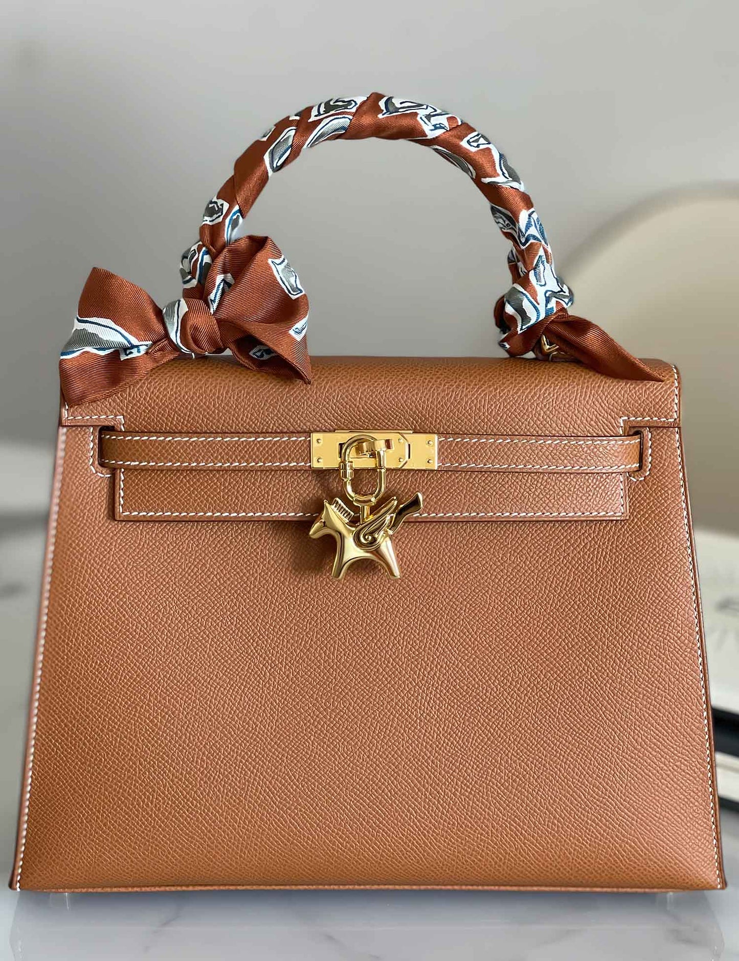 Gold Pegase Bag Charm