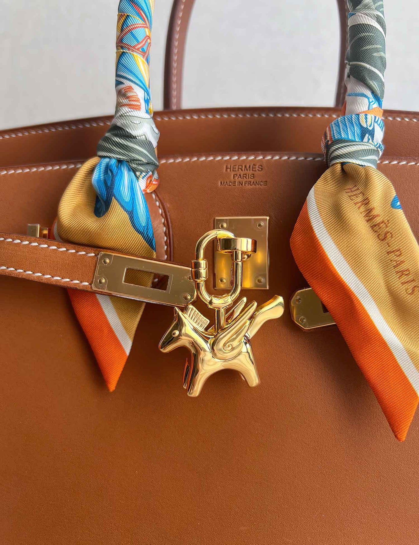 Gold Pegase Bag Charm